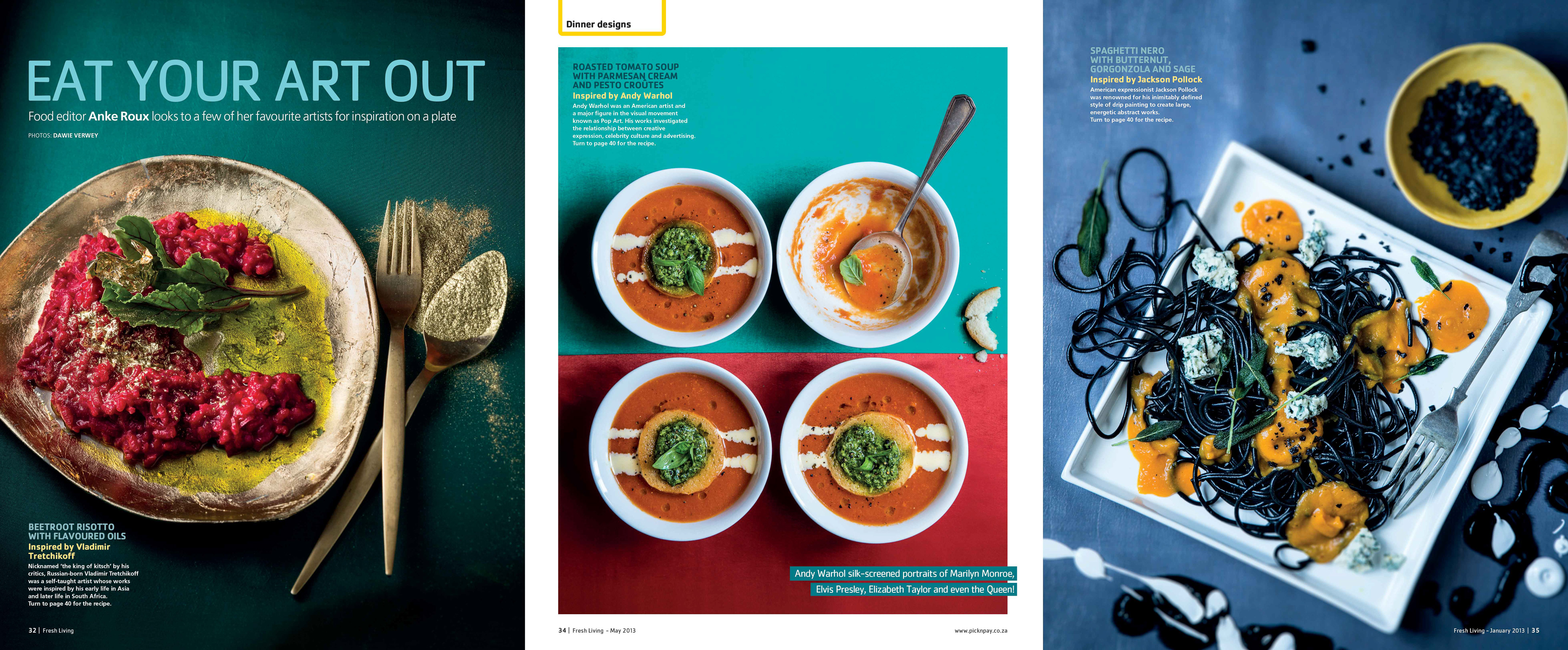 Published food photography