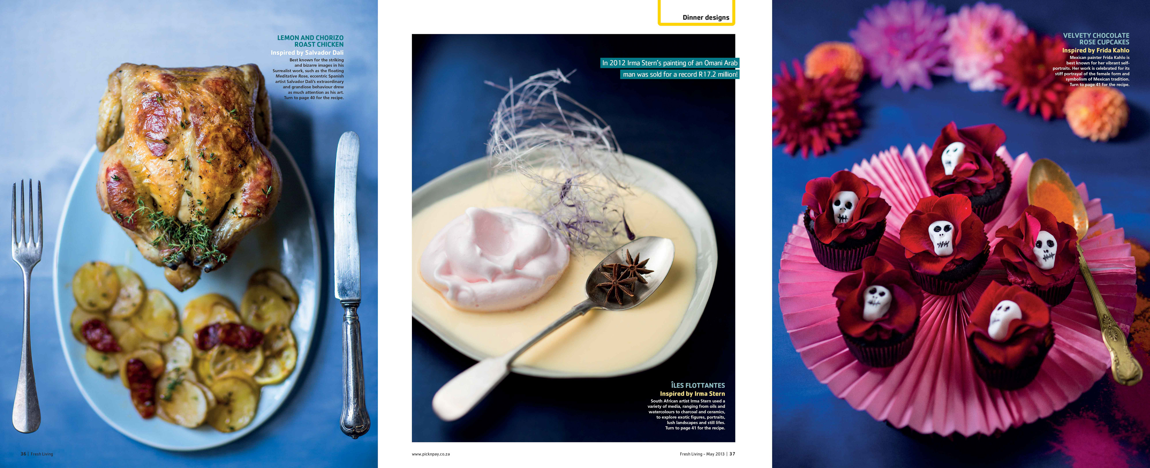 Published food photography
